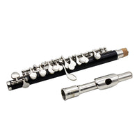 HKM-714195 C Key Piccolo with Bakelite Tube Body and Silver Plated Finish for Beginners and Professionals
