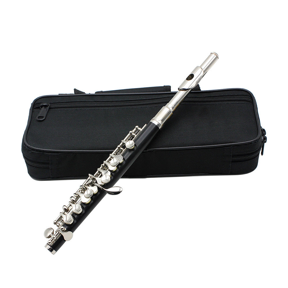 HKM-714195 C Key Piccolo with Bakelite Tube Body and Silver Plated Finish for Beginners and Professionals