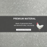 HKM-7142333 Automatic Outdoor Chicken Feeder with 30 lbs Capacity and Weatherproof Design