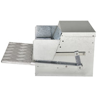 HKM-7142333 Automatic Outdoor Chicken Feeder with 30 lbs Capacity and Weatherproof Design