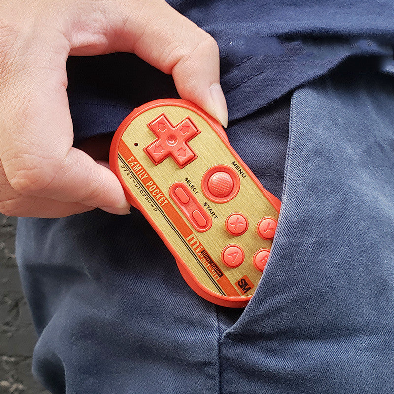 HKM-714259 Mini Handheld Video Game Console with 20 Built-in Classic NES Games - Portable Design, AV Output, Battery Operated