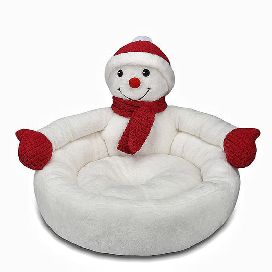 HKM-7142717 Three-Dimensional Cartoon Kennel for Dogs - Available in Snowman, Rabbit, Cat, and Bear Designs in Various Sizes