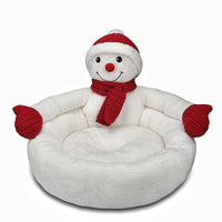 HKM-7142717 Three-Dimensional Cartoon Kennel for Dogs - Available in Snowman, Rabbit, Cat, and Bear Designs in Various Sizes