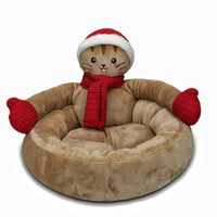 HKM-7142717 Three-Dimensional Cartoon Kennel for Dogs - Available in Snowman, Rabbit, Cat, and Bear Designs in Various Sizes
