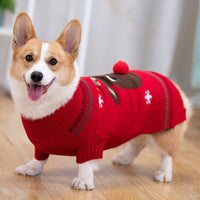 HKM-7143101 Padded Winter Coat with Scarf for Pets – Available in Red and Black, Sizes S to 2XL