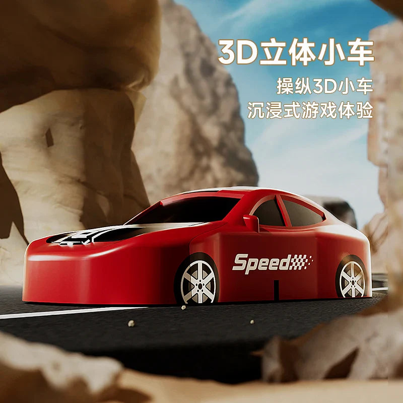 HKM-714387 3D Racing Adventure Obstacle Avoidance Game Machine for Kids with Music and Immersive Experience