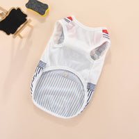 HKM-7144253 Summer Striped Pet Vest for Dogs and Cats - Various Colors and Floral Designs
