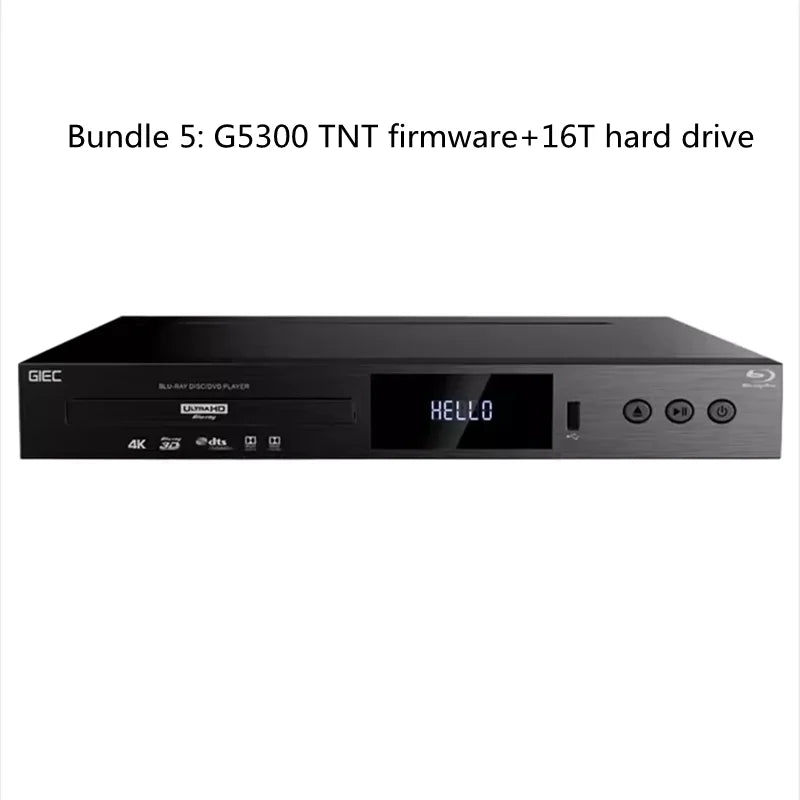 HKM-714451 Ultra HD 4K Blu-Ray and DVD Player with Digital Hard Disk Decoding Functionality