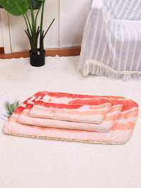 HKM-7145277 Soft and Warm Cotton Cat and Dog Sleeping Mat with Novel Food Shapes