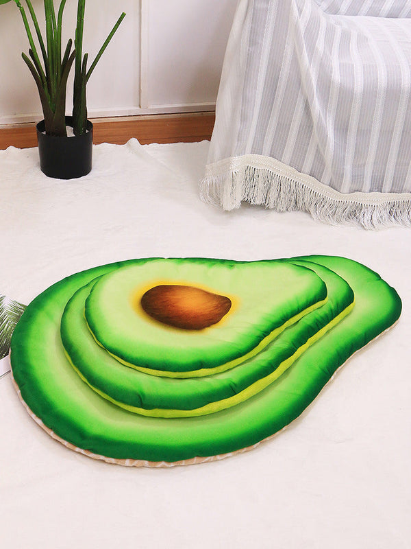 HKM-7145277 Soft and Warm Cotton Cat and Dog Sleeping Mat with Novel Food Shapes