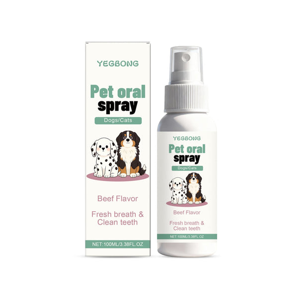 HKM-7146301 Pet Oral Health Spray with Natural Ingredients for Fresh Breath and Dental Care
