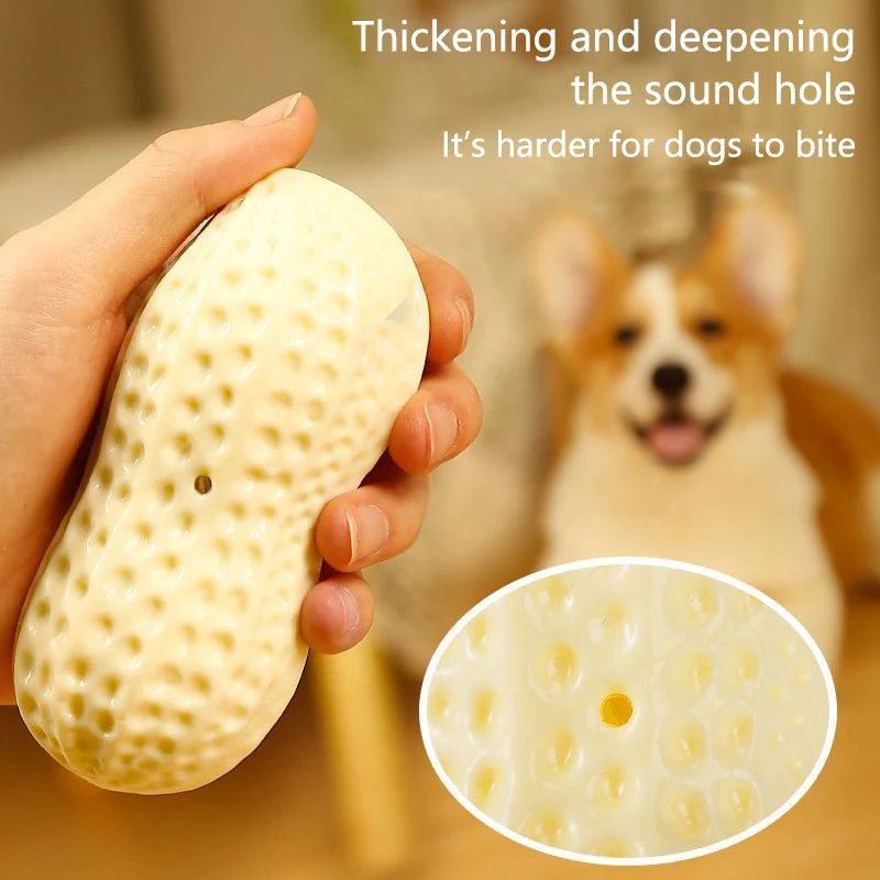 HKM-7147069 Durable Elastic Rubber Vinyl Dog Toys for Small Dogs – Boredom Relief and Teeth Cleaning Sound Toys