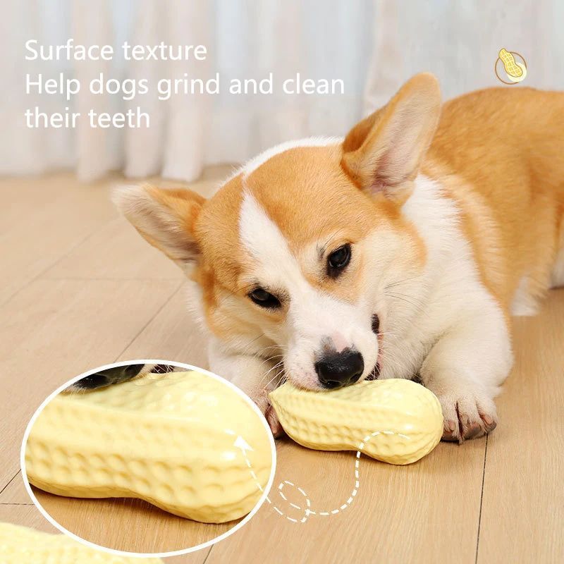 HKM-7147069 Durable Elastic Rubber Vinyl Dog Toys for Small Dogs – Boredom Relief and Teeth Cleaning Sound Toys