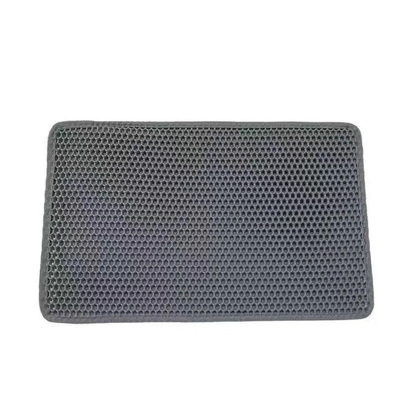 HKM-714771 Waterproof Double Layer Cat Litter Pad, Eco-Friendly EVA Cat Cleaning Mat for Easy Maintenance