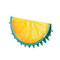 HKM-7149245 Pet Fruit Chew Toy - Pineapple, Lemon, and Watermelon Sounds, TPR Material, 12cm - Engaging Squeaky Fun