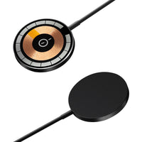 HKM-714963 15W Transparent Wireless Charger with Type-C Input - Compatible with All Wireless Charging Smartphones