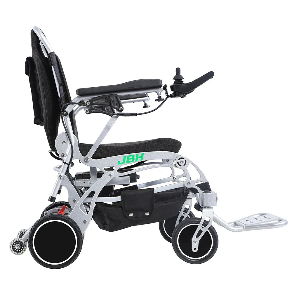 HKM-714963 Foldable Aluminum Power Wheelchair with Lithium Battery - Model D20, 20km Range, 6km/h Speed