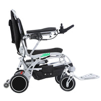 HKM-714963 Foldable Aluminum Power Wheelchair with Lithium Battery - Model D20, 20km Range, 6km/h Speed