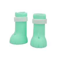 HKM-7151037 Silicone Cat Foot Covers - Set of 4, Green, One Size Fits All