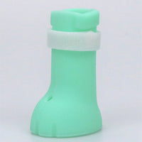 HKM-7151037 Silicone Cat Foot Covers - Set of 4, Green, One Size Fits All