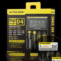 HKM-715155 LCD Intelligent Lithium-ion Battery Charger for 18650, 14500, 16340, and 26650 Batteries