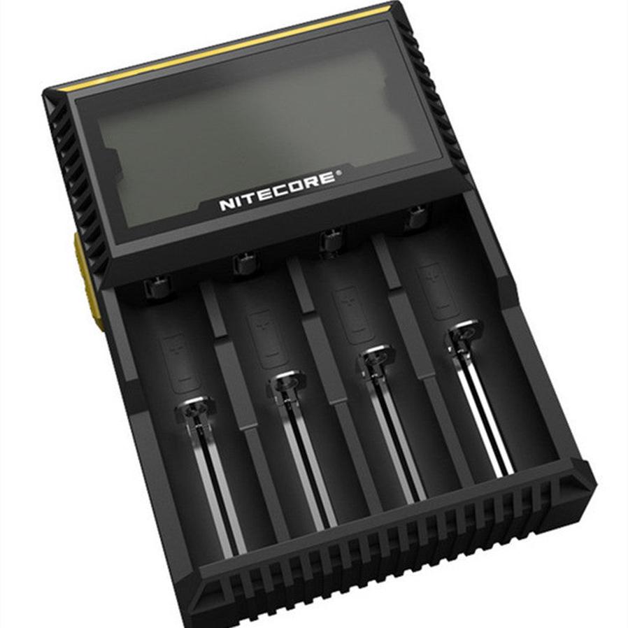 HKM-715155 LCD Intelligent Lithium-ion Battery Charger for 18650, 14500, 16340, and 26650 Batteries