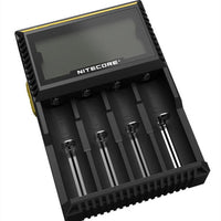 HKM-715155 LCD Intelligent Lithium-ion Battery Charger for 18650, 14500, 16340, and 26650 Batteries
