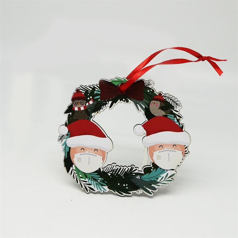 HKM-715219 Wooden Snowman Hanging Decoration for Christmas Tree - Various Sizes Available