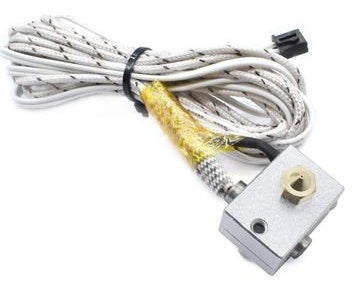 HKM-715475 High Temperature Heating Tube Kit for 3D Printers - Compatible with E3DV6, 12V/24V, 50W, NTC100K