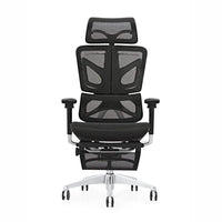 HKM-715539 Ergonomic Adjustable High Back Mesh Office Chair with Footrest and Lumbar Support