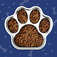 HKM-715603 Stainless Steel Slow Feeder Dog Bowl for Small to Medium Breeds - Non-Slip Design to Promote Healthy Eating