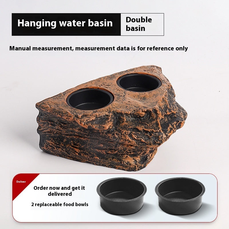 HKM-7156157 Movable Eyelash Angle Food Basin - Single & Double Grid Options