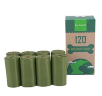 HKM-7156413 Pet Waste Disposal Bags - Biodegradable PE Bags, Compact Size for Easy Carrying, 6 Roll Pack
