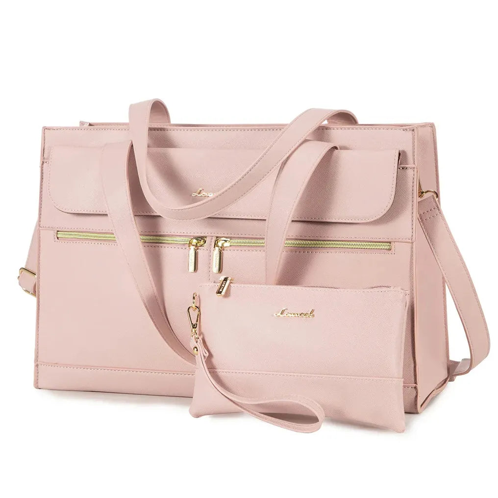 HKM-715795 Casual Tote Laptop Bags for Women - Set of 2, Large Capacity 15.6 Inch Handbags