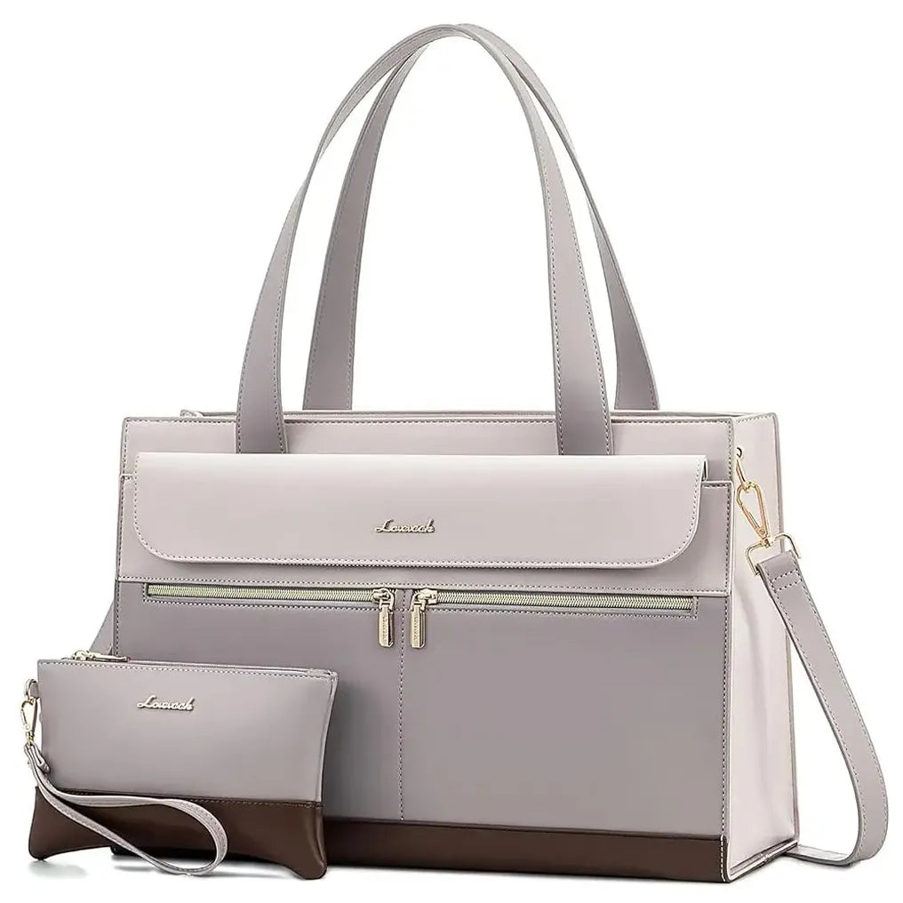 HKM-715795 Casual Tote Laptop Bags for Women - Set of 2, Large Capacity 15.6 Inch Handbags