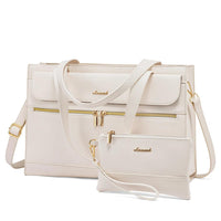 HKM-715795 Casual Tote Laptop Bags for Women - Set of 2, Large Capacity 15.6 Inch Handbags