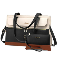 HKM-715795 Casual Tote Laptop Bags for Women - Set of 2, Large Capacity 15.6 Inch Handbags