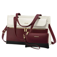 HKM-715795 Casual Tote Laptop Bags for Women - Set of 2, Large Capacity 15.6 Inch Handbags