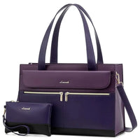 HKM-715795 Casual Tote Laptop Bags for Women - Set of 2, Large Capacity 15.6 Inch Handbags