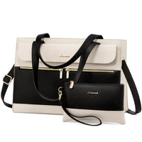 HKM-715795 Casual Tote Laptop Bags for Women - Set of 2, Large Capacity 15.6 Inch Handbags