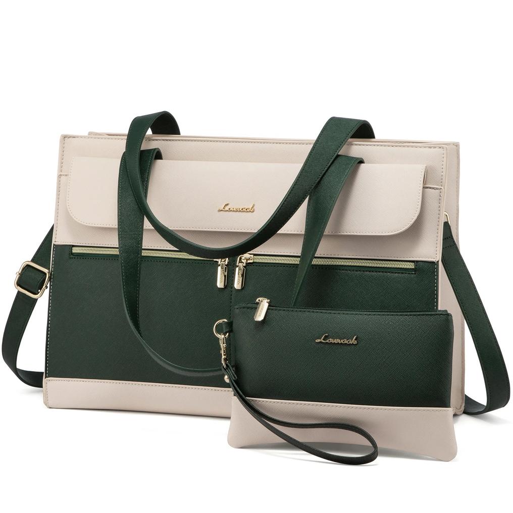HKM-715795 Casual Tote Laptop Bags for Women - Set of 2, Large Capacity 15.6 Inch Handbags