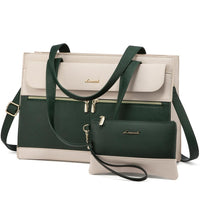 HKM-715795 Casual Tote Laptop Bags for Women - Set of 2, Large Capacity 15.6 Inch Handbags