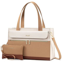 HKM-715795 Casual Tote Laptop Bags for Women - Set of 2, Large Capacity 15.6 Inch Handbags