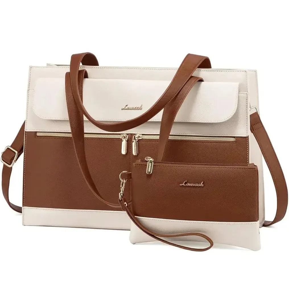 HKM-715795 Casual Tote Laptop Bags for Women - Set of 2, Large Capacity 15.6 Inch Handbags