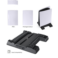 HKM-715795 PS5 Multi-Function Dock with Cooling Fan and Dual Controller Charger