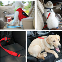 HKM-7159741 Durable Pet Traction Rope Car Seat Belt - Imitation Nylon, 2.5cm x 70cm