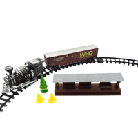 HKM-716051 Electric Train Toy Set for Kids - Railway Model, Plastic Construction, Ages 2-4