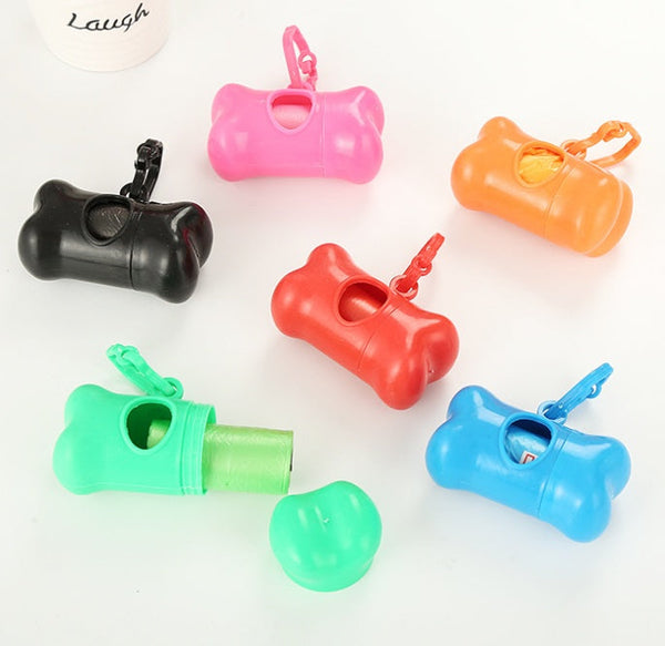 HKM-7160765 Pet Bone Design Garbage Bag Dispenser in Multiple Colors