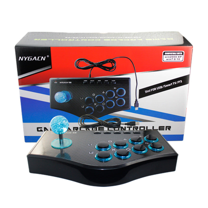 HKM-716115 Wired Arcade Joystick for PS3 with Turbo and Semi-Auto Burst Function