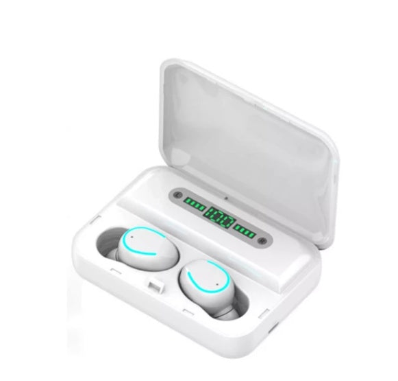HKM-716307 Automatic Bluetooth Headset with Ergonomic Design and Multi-Device Charging Case